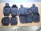 2016-2024 Nissan Nissan Titan Crew Cab Sv Pro-4x Alea Black Leather Seat Covers