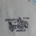 Vintage 1990 Flash Sheet Tattoo Flash Sheet