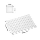 1050pcs 10 X 10 Mm Self-adhesive Acrylic Mirrors Mosaic Tiles Stickers Silver