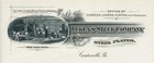 1906 Lukens Steel Co  Letterhead  Pa  American Bank Note Co  Crisp Xf 