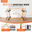 Vevor Kayak Storage Rack 4-capacity Freestanding Kayak Stands Outdoor Storage