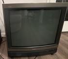 Flawed Sony Trinitron Kv-27tr10 Crt Color Tv 27  Retro Gaming Television 1989   