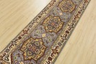 Heriz Serapi Runner 2   6    X 9   9    Blue Wool Tribal Hand-knotted Oriental Carpet