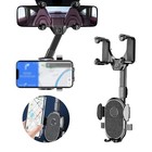 360   Universal Car Rear View Mirror Mount Phone Holder Stand For Iphone Samsung
