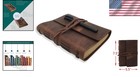 Leather Journal Notebook 5x7 Genuine Leather Bound Daily Sketch Travel Diary