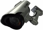 8x Solar Dummy Security Camera Fake Flashing Light Ir Led Home Cctv Surveillance