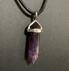 Amethyst Crystal Two Pointed Pendent