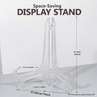 10 Inch Clear Plastic Easels Or Stand plate Holders To Display Pictures Or Ot   