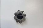 3 Vintage Cameo Portrait Brooch Pins