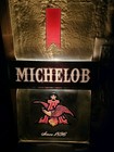 Nos Vintage Michelob Beer Light Up Bar Sign Pair Anheuser Busch Budweiser