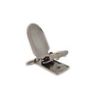 Suspender Clips Silver Metal Pacifier Holder Mitten Clips - Rect Inserts
