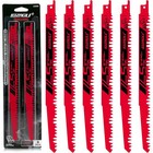 9-inch Wood Pruning Reciprocating Saw Blades  6-piece  5tpi Wood Saw Blades