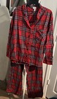 Family Pajamas Women s 2-piece Brinkley Plaid Pajama Set Sz Xx-large Red Pjs