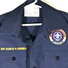 Bsa Cub Scouts Youth Small Blue Button Up Short Sleeve Uniform Shirt Nwt