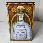 Patron 2021 Silver Tequila Limited Edition Metal Tin Peacock Leopard Box  