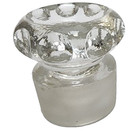 Antique Apothecary Replacement Glass Bottle Jar Stopper lid Only 1-1 2  Tall