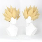 Dragon Ball Vegeta Goku Super Saiyan Hair Blau Blue Wig Cosplay Halloween Prop