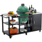 Heavy-duty Stainless Steel Outdoor Griddle Table W  Wheel  Blackstone Prep Stand
