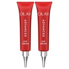 Olay Advanced Eye Cream 2pk Multi Tasking Anti Aging Niacinamide Collagen Peptid