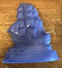 Mold-a-rama H m s  Bounty Pirate Ship - New York World s Fair - Gun Metal Blue