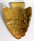 National Parks Of America Curved Metal Hiking walking Stick Medallion