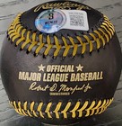 Miguel Cabrera Autographed Black Baseball Beckett Coa