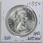 Canada 1958  1 Silver Dollar In Uncirculated Condition  11354 Km 55