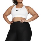 Nike Dri-fit Swoosh Medium Support Sports Bra Plus Size 2x White Black