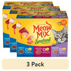  3 Pack  Meow Mix Seafood Selections Variety Pack  Wet Cat Food  2 75 Oz Cup  24