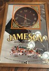 Rare John Jameson Irish Whiskey Wall Clock Mirror Vintage Decor Wall Hanging