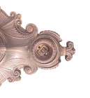 Antique Art Deco 2 Light Flush Mount Ceiling Fixture 1920 s-1930 s All Original