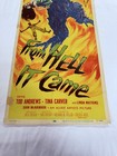 1957 From Hell It Came Original 14x36    Insert Movie Poster Cult Horror Sci Fi