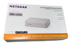 Netgear Unmanaged 5-port Gigabit Ethernet Switch Gs205 For Home Networks - New 