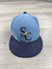 Charlotte Stone Crabs Baseball Hat Cap New Era Blue 7 3 8 Minor League Coolbase