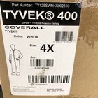 Dupont Tyvek 400 Chemical-resistant Coverall 4xl White Ty125swh4x002500 5pk