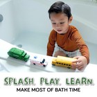 Mold Free Baby Bath Toys  City Helpers 3 Vehicles  Toddler Bath Playset