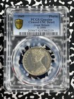 1849 G b  Victoria 1  godless  Florin Pcgs Cleaned-unc Details Lot g791 Silver 