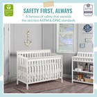 Dream On Me 4 In 1 Ashton Convertible Crib White New Zealand Pinewood