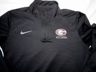 Nike Dri-fit Men s Large Georgia Bulldogs Men s Intensity 1 4 Zip Top Sportswear