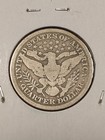 1897-s Low Mintage Silver Barber Quarter  Full Rim Good Condition