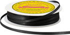 Double Face Black Satin Thin Ribbon 1 8 Inch X 50 Yards Polyester Black Ribbon F