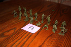 Marx Army Battleground 16-piece Lot Of Vintage American Soldiers Tank A - Mpc