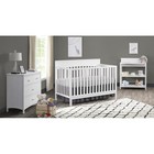 Oxford Baby Harper 4-in-1 Convertible Crib  Snow White  Greenguard Gold Certifie