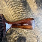 Vintage Stanley Nylon Bristle Mens Hair Brush Amber Swirl Short Paddle