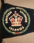 Tulagi British Solomon Islands  Felt Pennant World War 2 Pacific Era 15 x9 5 