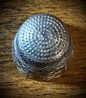 Antique Vintage Stamped Sterling Silver Decagon Thimble Sewing Seamstress