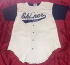 Badger Sport Shiner Bock Size Large Beer Breweriana Baseball Jersey Shirt