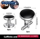 8pcs Men s Cufflinks And Tuxedo Studs Set Includes Cuff Links And Shirt Studs  F