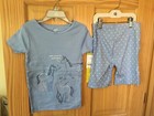 New Carter s Girls Unicorn Pajama Snug Fit Shorts Blue