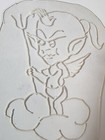 1970 s Original  Traditional  Vintage Acetate Tattoo Stencil She Devil Hot Stuff